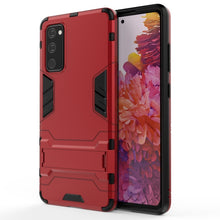 Load image into Gallery viewer, Shockproof PC + TPU Protective Case with Invisible Holder, For Samsung Galaxy S20 FE