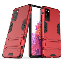 Load image into Gallery viewer, Shockproof PC + TPU Protective Case with Invisible Holder, For Samsung Galaxy S20 FE