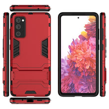 Load image into Gallery viewer, Shockproof PC + TPU Protective Case with Invisible Holder, For Samsung Galaxy S20 FE