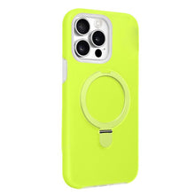 Load image into Gallery viewer, Jelly Liquid Silicone MagSafe Holder Phone Case, For iPhone 16 Pro, For iPhone 16, For iPhone 15 Pro Max, For iPhone 15 Pro, For iPhone 15