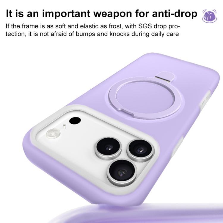 Jelly Liquid Silicone MagSafe Holder Phone Case, For iPhone 17 Pro Max, For iPhone 17 Pro, For iPhone 17, For iPhone Air, For iPhone 16 Pro Max