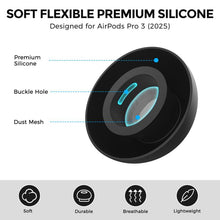 Load image into Gallery viewer, XDcase 4 Pairs Replacement Silicone Ear Tips with Storage &amp; Cleaning Kit, For AirPods Pro 3