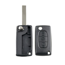 Load image into Gallery viewer, Car 3-button Folding Key Shell Remote Control Case for Peugeot / Citroen, For Peugeot