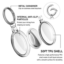 Load image into Gallery viewer, XDcase 2 Pack Full-cover Waterproof TPU Protective Case with Keychain, For AirTag 2nd Gen / 1st Gen