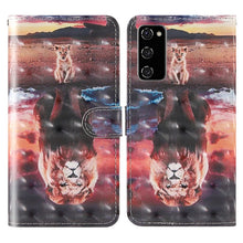 Load image into Gallery viewer, 3D Painted Pattern Horizontal Flip TPU + PU Leather Case with Holder &amp; Card Slots &amp; Wallet &amp; Lanyard, For Samsung Galaxy S20 FE