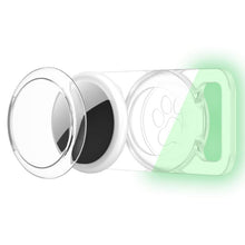 Load image into Gallery viewer, xDfind Silicone Pet Collar Tracker Transparent PC Cover, For AirTag 2nd Gen / AirTag 1st Gen