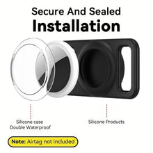 Load image into Gallery viewer, xDfind Silicone Pet Collar Tracker Transparent PC Cover, For AirTag 2nd Gen / AirTag 1st Gen