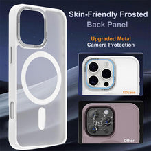 Load image into Gallery viewer, XDcase Metal Lens Frame Skin Feel Magnetic Phone Case, For iPhone 16 Pro Max, For iPhone 16 Pro, For iPhone 15 Pro Max, For iPhone 15 Pro
