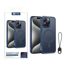 Load image into Gallery viewer, XDcase Metal Lens Frame Skin Feel Magnetic Phone Case, For iPhone 16 Pro Max, For iPhone 16 Pro, For iPhone 15 Pro Max, For iPhone 15 Pro