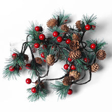 Load image into Gallery viewer, Christmas Pine Needles Colorful Light String Lamp  Length: 2m, 2m Pine Cone