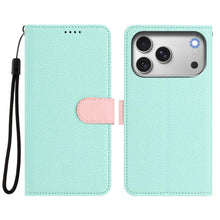 Load image into Gallery viewer, Detachable Litchi Texture Magnetic Side-Patch Vegan Leather Phone Case, For iPhone 17 Pro Max, For iPhone 17 Pro, For iPhone 17, For iPhone Air, For iPhone 16 Pro Max, For iPhone 16 Pro, For iPhone 16 Plus, For iPhone 16