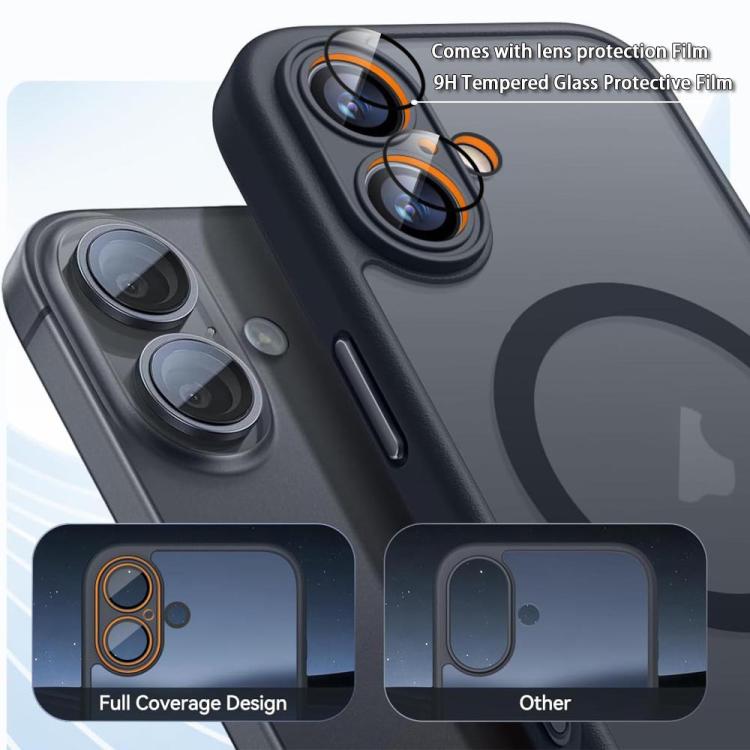 XDcase Skin Feel Magnetic Frosted Phone Case with Lens Film, For iPhone 17 Pro Max, For iPhone 17 Pro, For iPhone 17, For iPhone Air