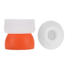 Load image into Gallery viewer, XDcase 3 Pairs Replacement Silicone Sponge Ear Tips, S/M/L Size, 3 Pairs S/M/L Size(White Orange), 3 Pairs S/M/L Size(White Purple)