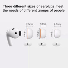 Load image into Gallery viewer, XDcase 3 Pairs Replacement Silicone Sponge Ear Tips, S/M/L Size, 3 Pairs S/M/L Size(White Orange), 3 Pairs S/M/L Size(White Purple)