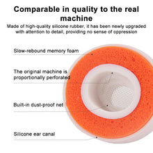 Load image into Gallery viewer, XDcase 3 Pairs Replacement Silicone Sponge Ear Tips, S/M/L Size, 3 Pairs S/M/L Size(White Orange), 3 Pairs S/M/L Size(White Purple)