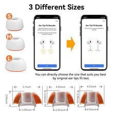 Load image into Gallery viewer, XDcase 3 Pairs Replacement Silicone Sponge Ear Tips, 3 Pairs S/M/L Size