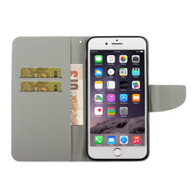 Load image into Gallery viewer, Coloured Drawing Pattern Horizontal Flip PU Leather Case with Holder &amp; Card Slots &amp; Wallet &amp; Lanyard, For iPhone 6 &amp; 6s, For iPhone 6 Plus &amp; 6s Plus, For iPhone 8 Plus &amp; 7 Plus