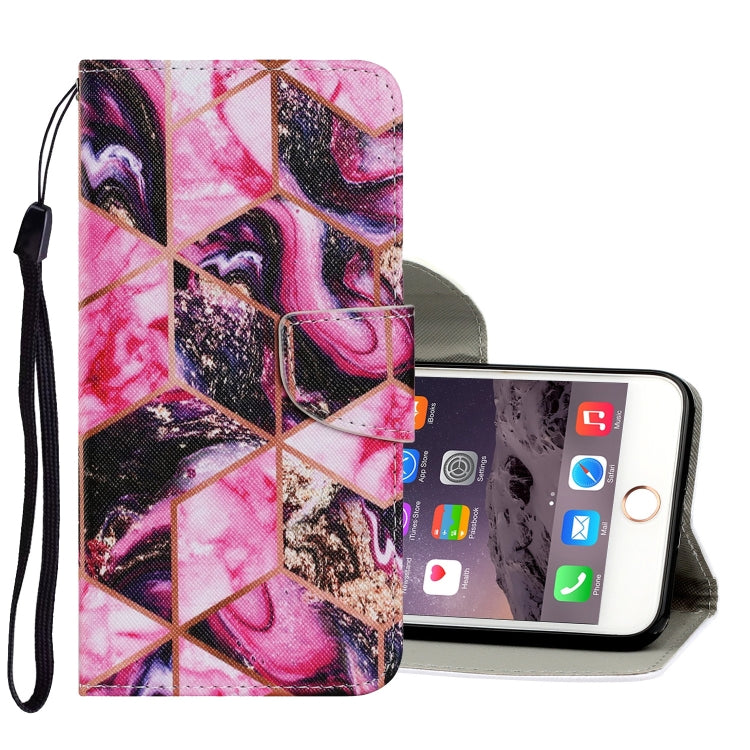 Coloured Drawing Pattern Horizontal Flip PU Leather Case with Holder & Card Slots & Wallet & Lanyard, For iPhone 6 & 6s, For iPhone 6 Plus & 6s Plus, For iPhone 8 Plus & 7 Plus
