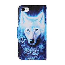 Load image into Gallery viewer, Coloured Drawing Pattern Horizontal Flip PU Leather Case with Holder &amp; Card Slots &amp; Wallet &amp; Lanyard, For iPhone 8 &amp; 7, For iPhone 11, For iPhone 11 Pro