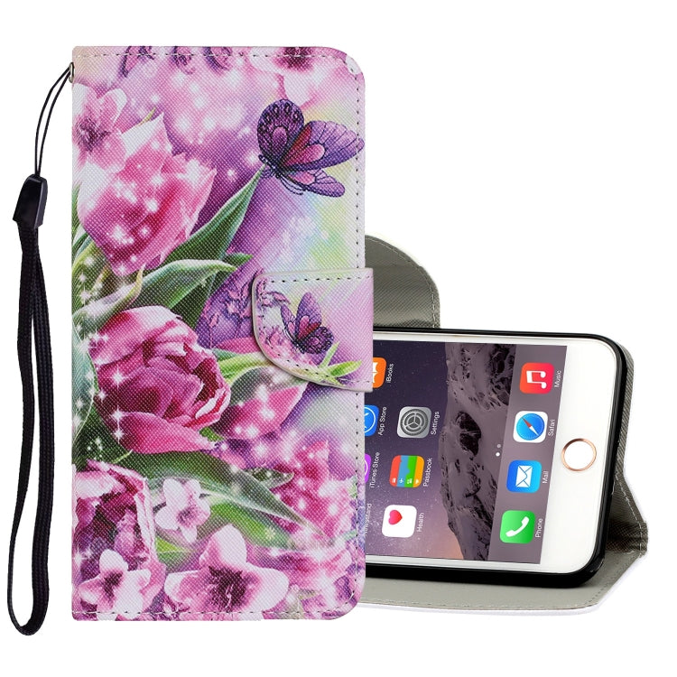 Coloured Drawing Pattern Horizontal Flip PU Leather Case with Holder & Card Slots & Wallet & Lanyard, For iPhone 8 & 7, For iPhone 11, For iPhone 11 Pro