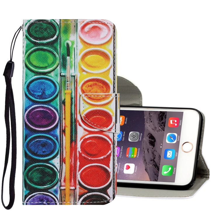 Coloured Drawing Pattern Horizontal Flip PU Leather Case with Holder & Card Slots & Wallet & Lanyard, For iPhone 8 & 7, For iPhone 11, For iPhone 11 Pro