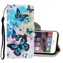 Load image into Gallery viewer, Coloured Drawing Pattern Horizontal Flip PU Leather Case with Holder &amp; Card Slots &amp; Wallet &amp; Lanyard, For iPhone 8 &amp; 7, For iPhone 11, For iPhone 11 Pro