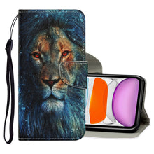 Load image into Gallery viewer, Coloured Drawing Pattern Horizontal Flip PU Leather Case with Holder &amp; Card Slots &amp; Wallet &amp; Lanyard, For iPhone 8 &amp; 7, For iPhone 11, For iPhone 11 Pro