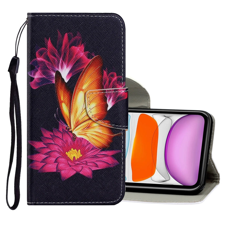 Coloured Drawing Pattern Horizontal Flip PU Leather Case with Holder & Card Slots & Wallet & Lanyard, For iPhone 8 & 7, For iPhone 11, For iPhone 11 Pro