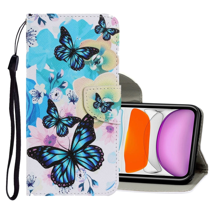 Coloured Drawing Pattern Horizontal Flip PU Leather Case with Holder & Card Slots & Wallet & Lanyard, For iPhone 8 & 7, For iPhone 11, For iPhone 11 Pro