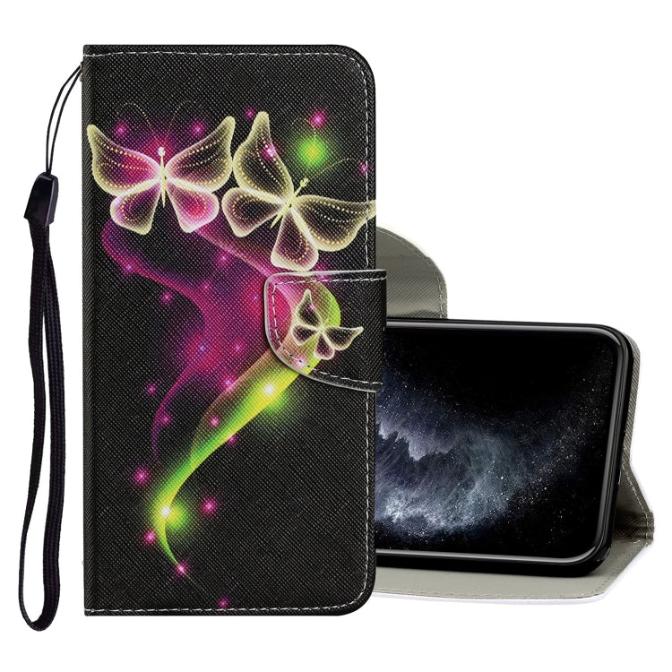 Coloured Drawing Pattern Horizontal Flip PU Leather Case with Holder & Card Slots & Wallet & Lanyard, For iPhone 8 & 7, For iPhone 11, For iPhone 11 Pro