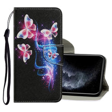 Load image into Gallery viewer, Coloured Drawing Pattern Horizontal Flip PU Leather Case with Holder &amp; Card Slots &amp; Wallet &amp; Lanyard, For iPhone 8 &amp; 7, For iPhone 11, For iPhone 11 Pro