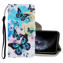 Load image into Gallery viewer, Coloured Drawing Pattern Horizontal Flip PU Leather Case with Holder &amp; Card Slots &amp; Wallet &amp; Lanyard, For iPhone 8 &amp; 7, For iPhone 11, For iPhone 11 Pro
