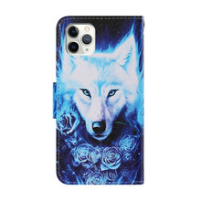 Load image into Gallery viewer, Coloured Drawing Pattern Horizontal Flip PU Leather Case with Holder &amp; Card Slots &amp; Wallet &amp; Lanyard, For iPhone 11 Pro Max, For iPhone X / XS, For iPhone XR