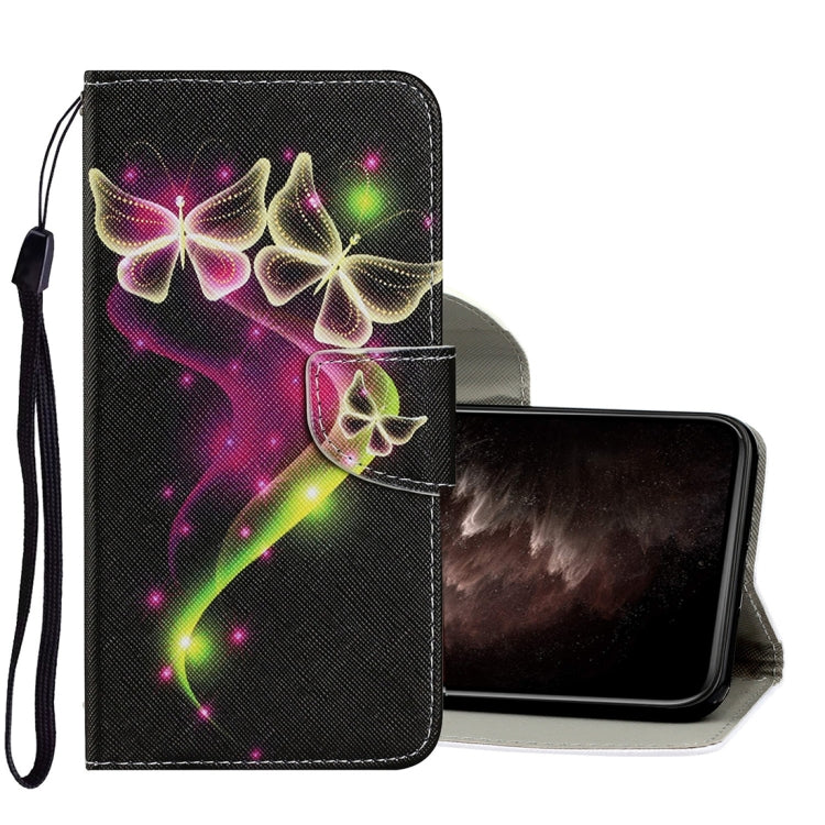 Coloured Drawing Pattern Horizontal Flip PU Leather Case with Holder & Card Slots & Wallet & Lanyard, For iPhone 11 Pro Max, For iPhone X / XS, For iPhone XR