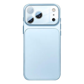 Frosted Acrylic Hybrid TPU Phone Case with Lens Film, For iPhone 17 Pro Max, For iPhone 17 Pro