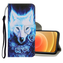 Load image into Gallery viewer, Coloured Drawing Pattern Horizontal Flip PU Leather Case with Holder &amp; Card Slots &amp; Wallet &amp; Lanyard, For iPhone XS Max, For iPhone 12 mini, For iPhone 12 / 12 Pro
