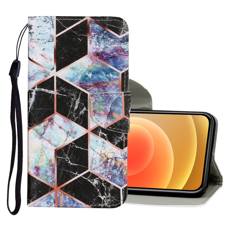 Coloured Drawing Pattern Horizontal Flip PU Leather Case with Holder & Card Slots & Wallet & Lanyard, For iPhone XS Max, For iPhone 12 mini, For iPhone 12 / 12 Pro