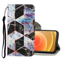 Load image into Gallery viewer, Coloured Drawing Pattern Horizontal Flip PU Leather Case with Holder &amp; Card Slots &amp; Wallet &amp; Lanyard, For iPhone XS Max, For iPhone 12 mini, For iPhone 12 / 12 Pro