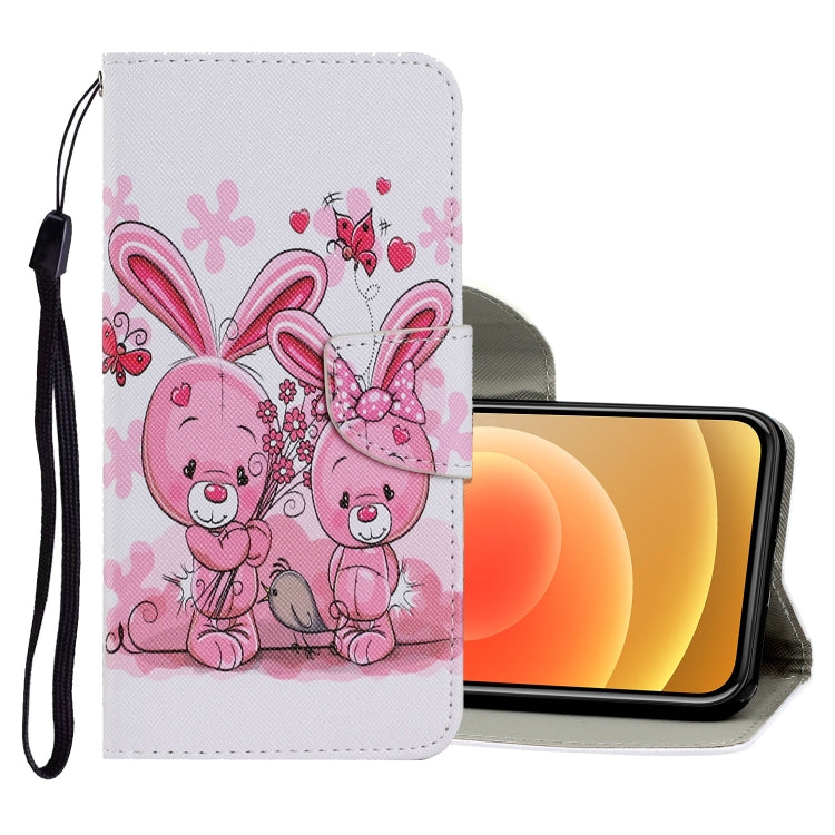 Coloured Drawing Pattern Horizontal Flip PU Leather Case with Holder & Card Slots & Wallet & Lanyard, For iPhone XS Max, For iPhone 12 mini, For iPhone 12 / 12 Pro