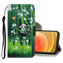Load image into Gallery viewer, Coloured Drawing Pattern Horizontal Flip PU Leather Case with Holder &amp; Card Slots &amp; Wallet &amp; Lanyard, For iPhone XS Max, For iPhone 12 mini, For iPhone 12 / 12 Pro