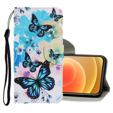 Load image into Gallery viewer, Coloured Drawing Pattern Horizontal Flip PU Leather Case with Holder &amp; Card Slots &amp; Wallet &amp; Lanyard, For iPhone XS Max, For iPhone 12 mini, For iPhone 12 / 12 Pro