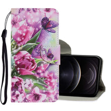 Load image into Gallery viewer, Coloured Drawing Pattern Horizontal Flip PU Leather Case with Holder &amp; Card Slots &amp; Wallet &amp; Lanyard, For iPhone XS Max, For iPhone 12 mini, For iPhone 12 / 12 Pro