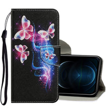 Load image into Gallery viewer, Coloured Drawing Pattern Horizontal Flip PU Leather Case with Holder &amp; Card Slots &amp; Wallet &amp; Lanyard, For iPhone 12 Pro Max