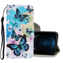 Load image into Gallery viewer, Coloured Drawing Pattern Horizontal Flip PU Leather Case with Holder &amp; Card Slots &amp; Wallet &amp; Lanyard, For iPhone 12 Pro Max