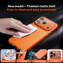Load image into Gallery viewer, Frosted Acrylic Hybrid TPU Phone Case with Lens Film, For iPhone 17 Pro Max, For iPhone 17 Pro