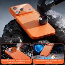 Load image into Gallery viewer, Frosted Acrylic Hybrid TPU Phone Case with Lens Film, For iPhone 17 Pro Max, For iPhone 17 Pro