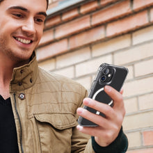 Load image into Gallery viewer, Magnetic Ring Clear Crystal Acrylic +TPU Four-corner Airbag Shockproof Case, For iPhone 12 Pro Max, For iPhone 12 / 12 Pro, For iPhone 12 mini