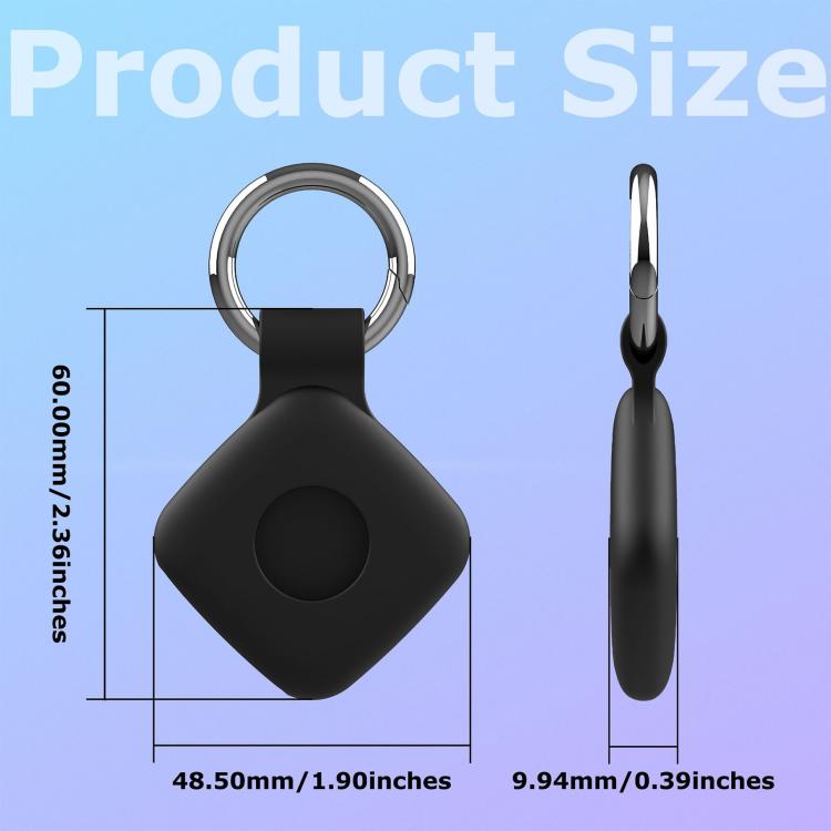 xDfind Anti-Loss Device Silicone Protective Cover With Keyring, For Tile Mate