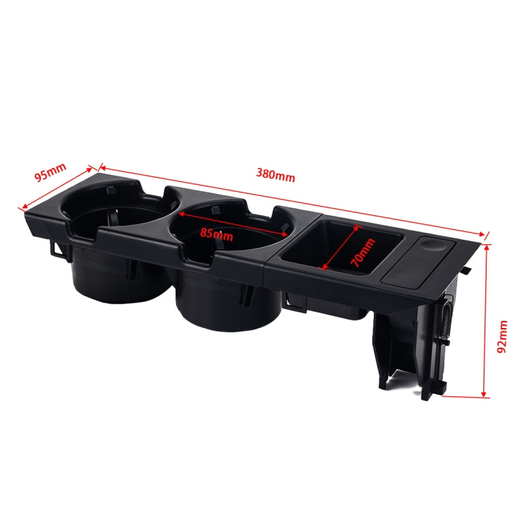 Car Water Cup Holder Storage Box Set for BMW 3 Series E46 51168217953 / 51168217957, For BMW 3 Series E46 Water Cup