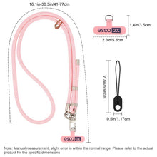 Load image into Gallery viewer, XDcase Anti-Lost Phone Lanyard with Metal Buckle &amp; Gasket, Adjustable Length: 41-77cm